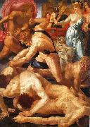 Rosso Fiorentino Moses Defending the Daughters of Jethro Spain oil painting reproduction